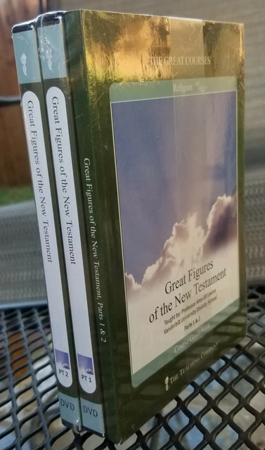 NEW SEALED The Great Courses Figures of New Testament Parts 1, 2 DVDs Guidebook