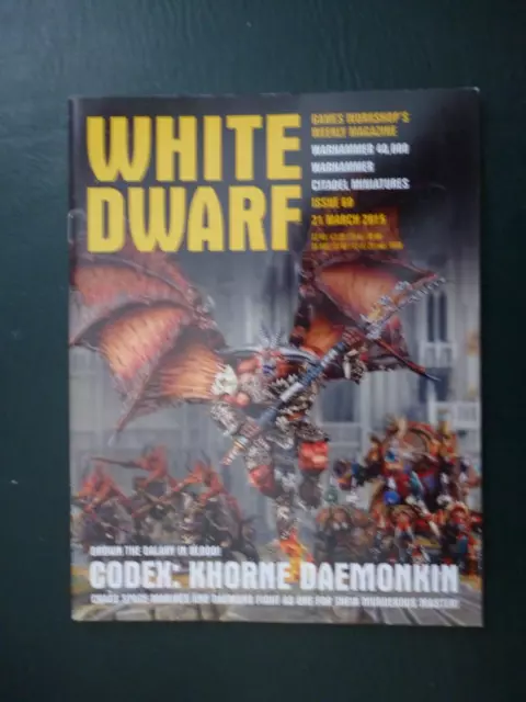 white dwarf weekly Issue 060 , 21 March 2015 in good condition.