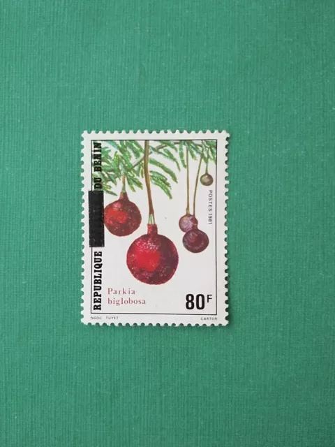 Bénin surchargé overprint 80f Plante Sans Populaire