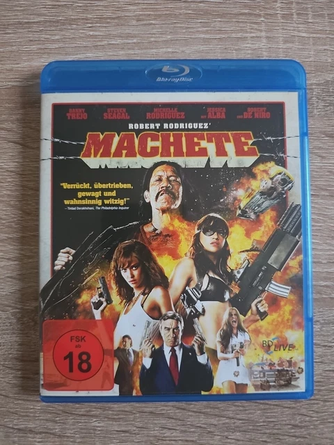 BLU-RAY: MACHETE MIT Danny Trejo, Robert De Niro und Steven Seagal ...
