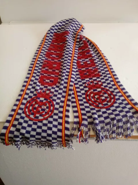 SCIARPA REAL MADRID Hala Madrid! VINTAGE CALCIO - usata