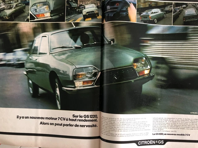 Vintage Advertising - Citroën GS 1220 - September 1972