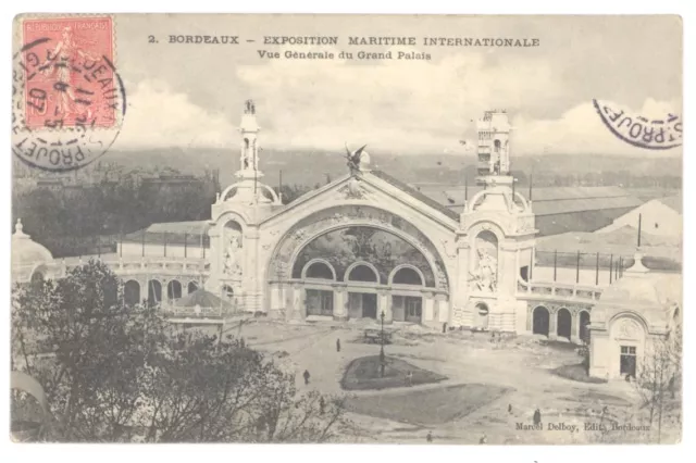 CPA 33 - 2. BORDEAUX - Exposition Internationale 1907, Vue Générale Grand Palais