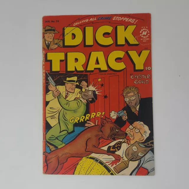 Dick Tracy #59  1953 - Harvey  -Low Grade - Comic Book Golden Age