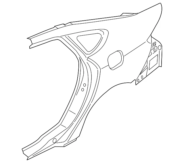 Genuine Ford Repair Panel DP5Z-5427840-A