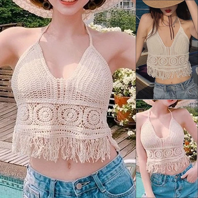 Haut à Paillettes Femme Avec Franges - Top Danse Du Ventre Festival Soutien-Gorge Scintillant