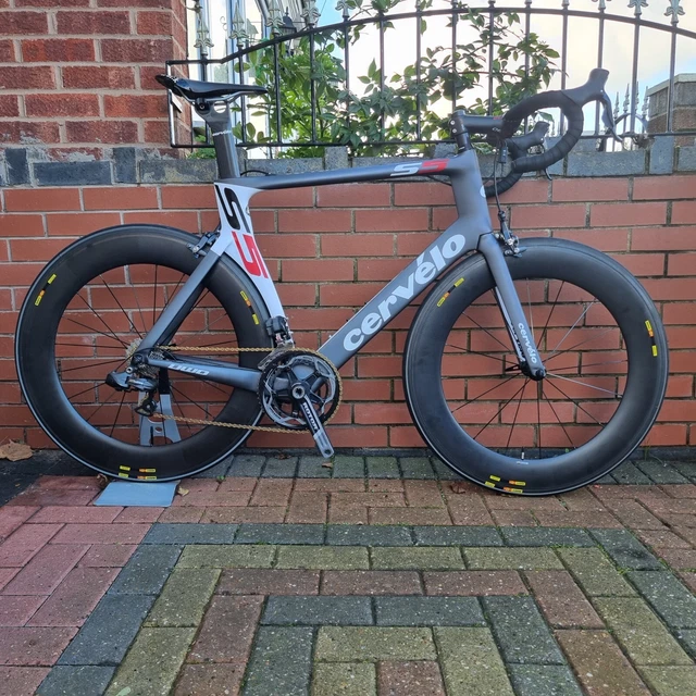 CERVELO S5 Ultegra Di2 Carbon Aero Bike 58cm Large XL Mavic CXR80