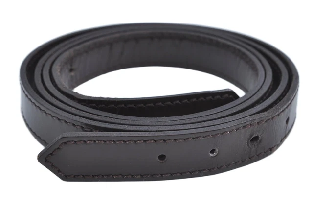 Authentic Louis Vuitton Leather Shoulder Strap Brown 39.8-50.4" LV K0716