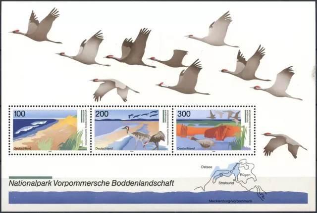 Germany 1996 SG#MS2728 Western Pomerania National Park MNH M/S #E6147