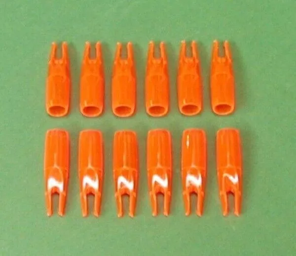 Bohning AFC 2300 Carbon Arrow Replacement Nocks - Flo Red - New Dozen