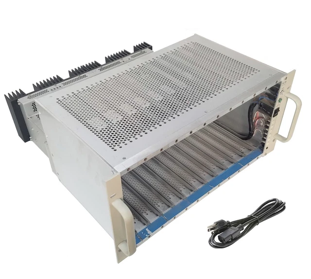 Oxford Tennelec TB-3B Nim Bin Cabinet Crate & TC 911-6 Power Supply