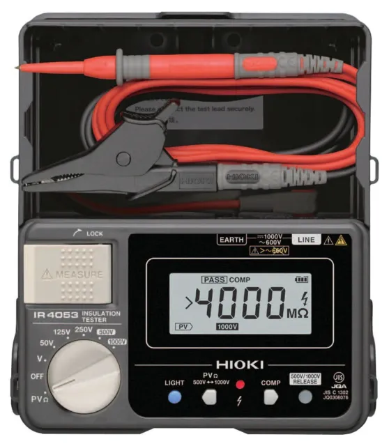 HIOKI Insulation Resistance Tester for Photovoltaic System IR4053-10 NEW JAPAN