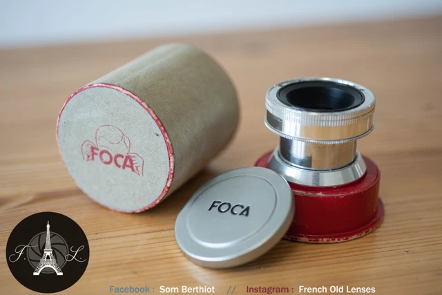 Objectif FOCA Téléoplar OPL - 13,5 Cm F/4,5 - Monture à Baïonnette - Vintage 1950 - Très Bon état
