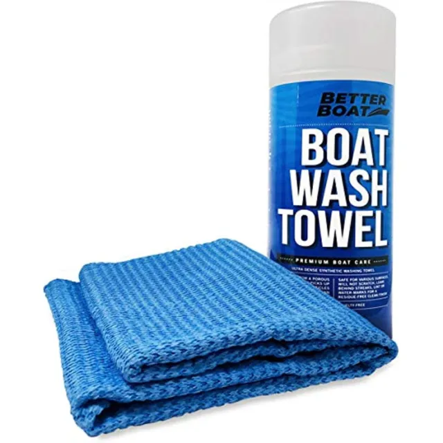 Ultra Absorbent Chamois Cloth Synthetic Shammy Towel for Car and Boat Marine ...