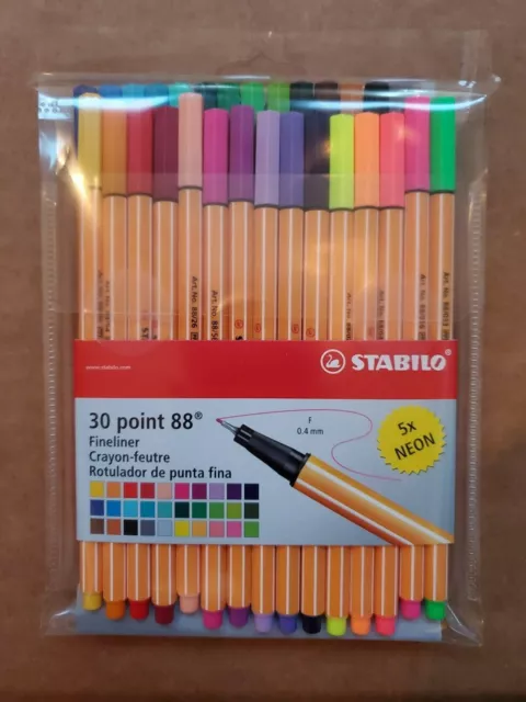 Marcadores Fineliner Stabilo 30 Point 88