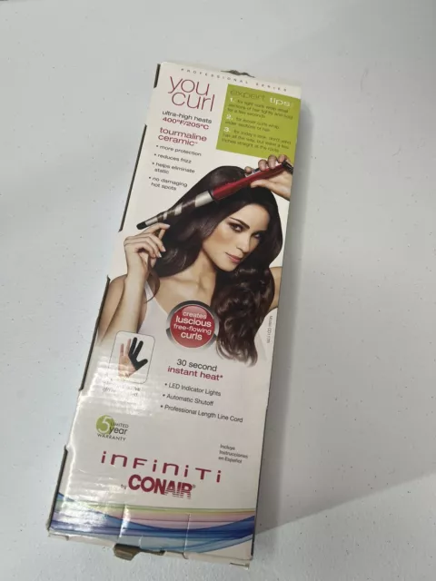 infiniti By Conair You Curl Tourmaline Ceramic Style Wand 1/2 “ To 1” 2