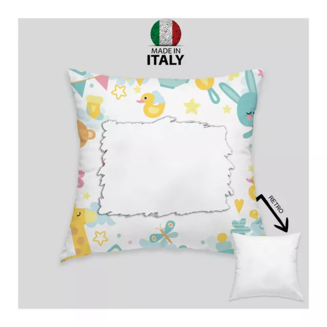 Cuscino Imbottito Personalizzabile con la tua foto, o il tuo logo. Linea Fantasy