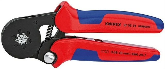Knipex 975314 Insulated Crimping Crimper Pliers 28 - 7 AWG 7-1/4"
