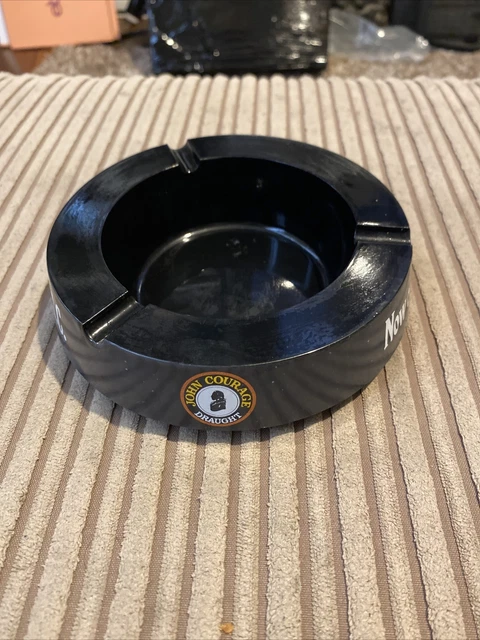 Vintage John Courage Strong Draught Bitter Man Cave Ashtray Bar Pub Retro