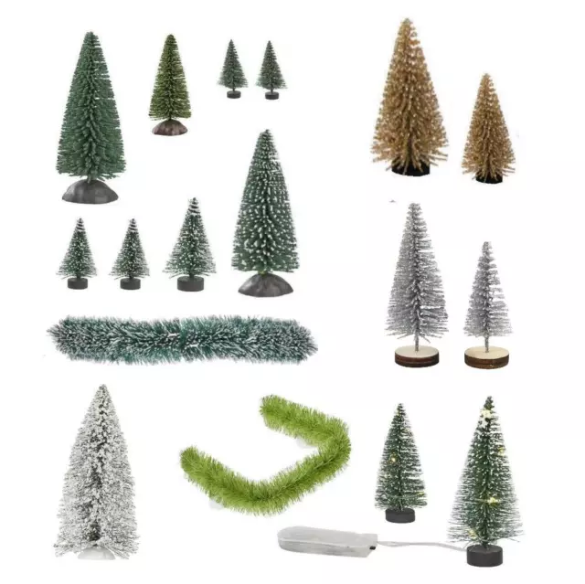 Tanne 6-20 cm Hecke 30cm Miniatur, Dekofigur Weihnachten, Wichtel Bäume Hobbyfun