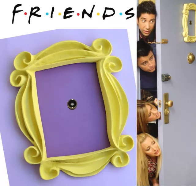 FRIENDS SHOW TV cornice spioncino giallo porta di Monica Friends