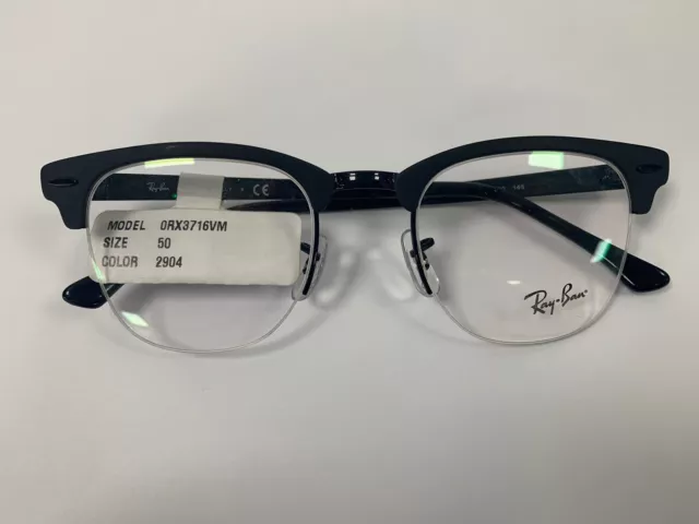 Ray Ban RX3716VM RB3716VM Glasses Frames 50mm 2904 Black