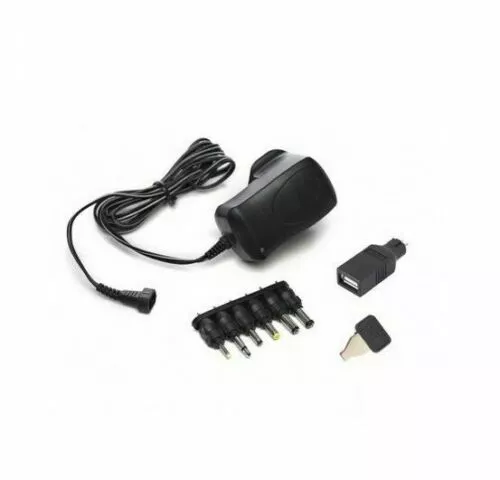 3V, 5V, 6V, 9V, 12V 1A 600mAh AC/DC Charger Power Supply Adapter MAINS Plug UK 3