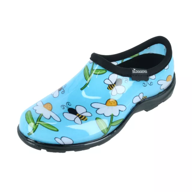 New Sloggers Women's Bumble Bee and Flower Print Rain and Garden Shoes