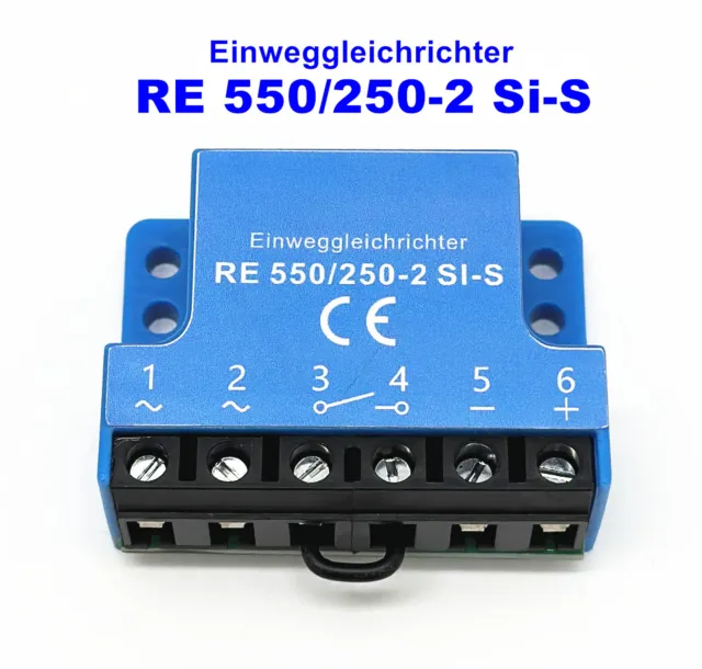 Einweggleichrichter Half wave RE 550/250-2 Si-S ship brake rectifier module