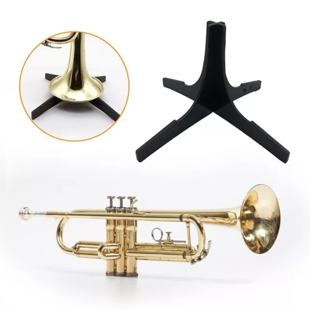 Black Trumpet Stand Leg ABS Trumpet Holder  Musical Instruments