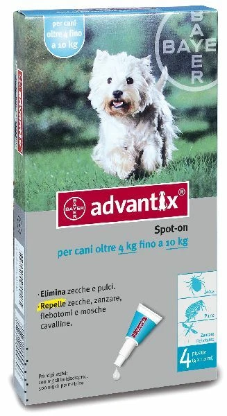 12496 Advantix Antiparassitario Pulci Zecche Tripla Azione Per Cani Da Kg. 4 - 1