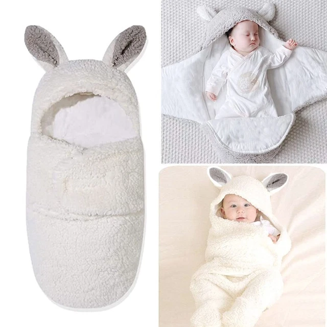 de poussette Bébé Swaddle Couverture d'emmaillotage pour nouveau-né