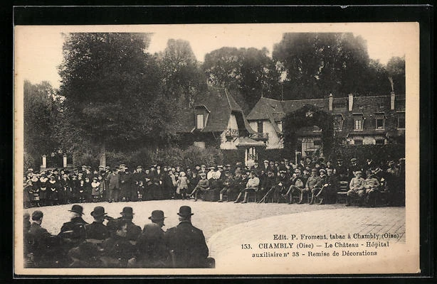 CPA Chambly, Le Château, Hopital auxiliaire 38