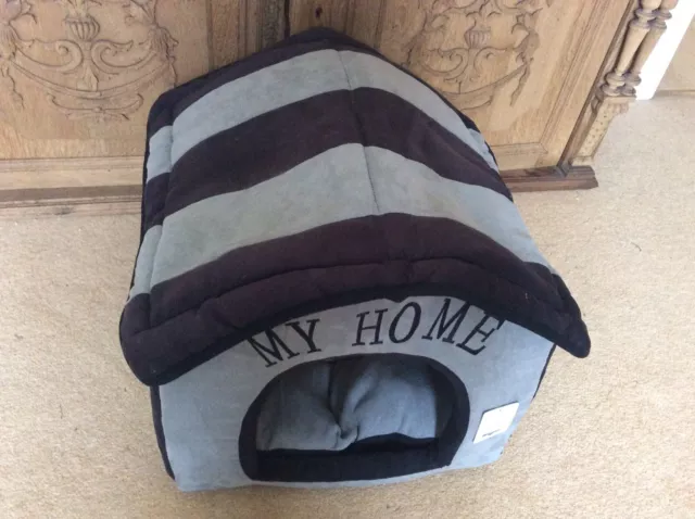 Indoor Pet Dog Cat Bed House, Hooded Foldable, Travel