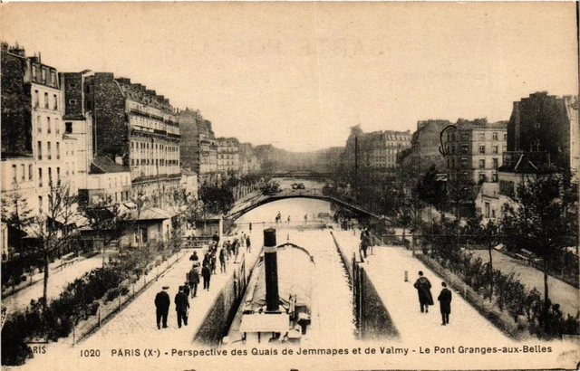 CPA PARIS 10e - Perspective des Quais de Jemmapes et de Valmy (254373)