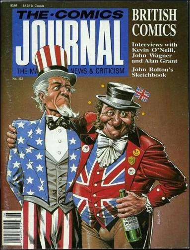 Comics Journal, The #122 VG; Fantagraphics | low grade - John Bolton - we combin