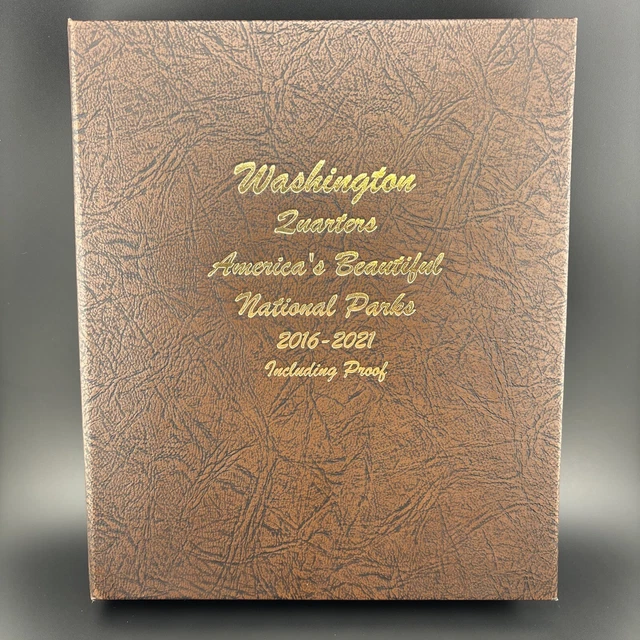 Dansco Album Washington Quarters ATB Nat Parks 2016-2021 Including Proofs - 8147