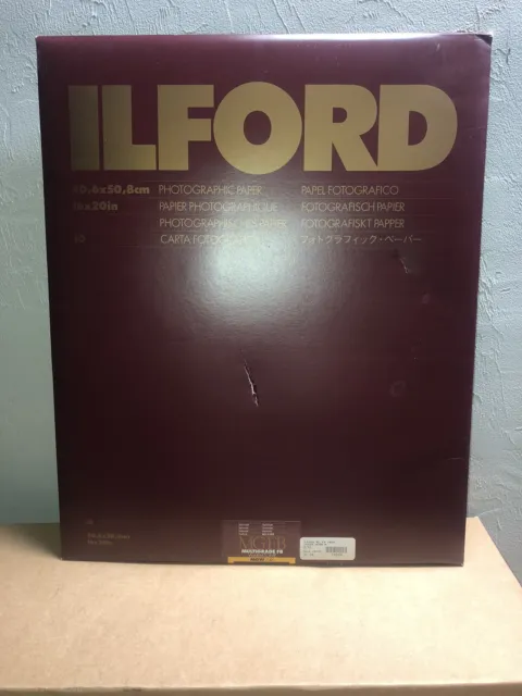 Ilford Multigrade FB Warmtone MGW.24K Semi-Matt 16x20" (40.6x50.8cm ) 10 sheets