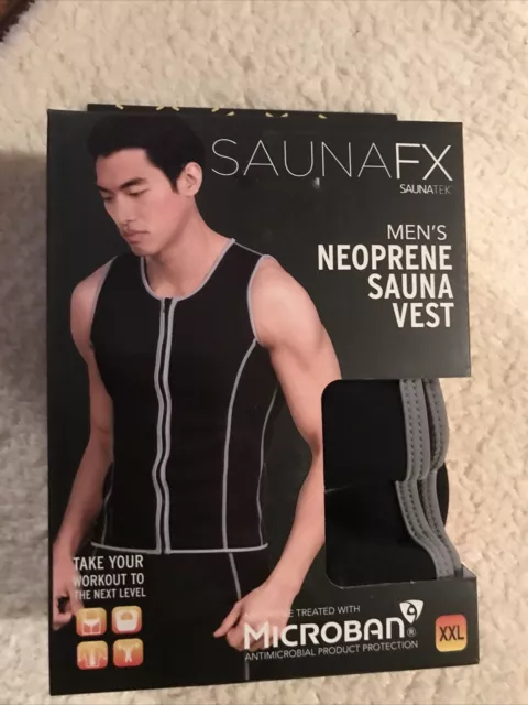 SAUNAFX Men's Neoprene Sauna Vest Size XXL New in Box