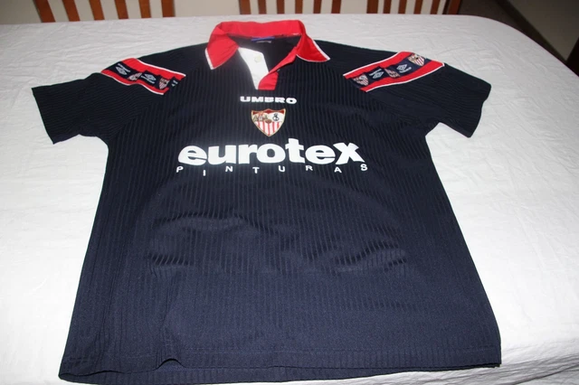 T-shirt Vintage Officiel Umbro Taille L Avec Numéro 10 Peint - État Rare, Occasion
