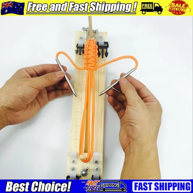 solid wood paracord bracelet maker knitting tool Knot Braided Parach