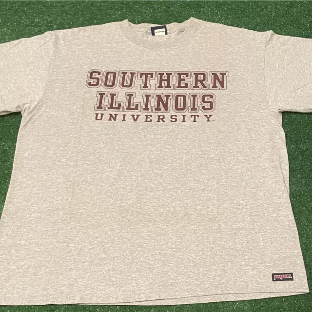Vintage 90s Southern Illinois University Spell Out Logo VTG Shirt Mens XL