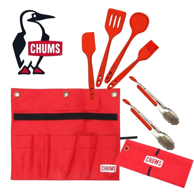 CHUMSキッチンツール6点&キッチンツールロールセット CHUMS KITCHEN TOOLS 6 Pieces Tool Roll Set Japan Ship