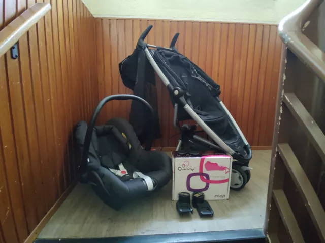 Quinny Zapp Buggy Kinderwagen mit Reisetasche + Maxi-Cosi Citi Babyschale