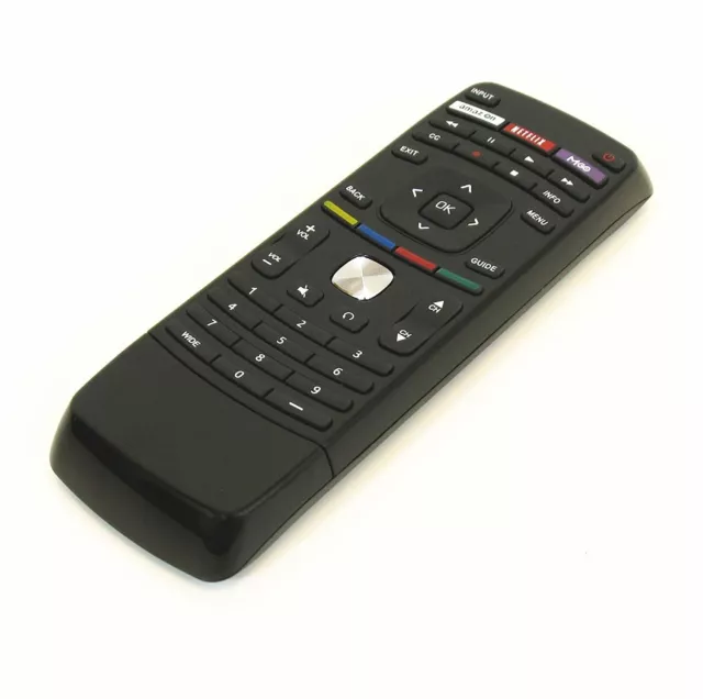 Vizio XRT112 LED Smart Internet Apps TV Remote with Amazon, Netflix, M-GO Keys