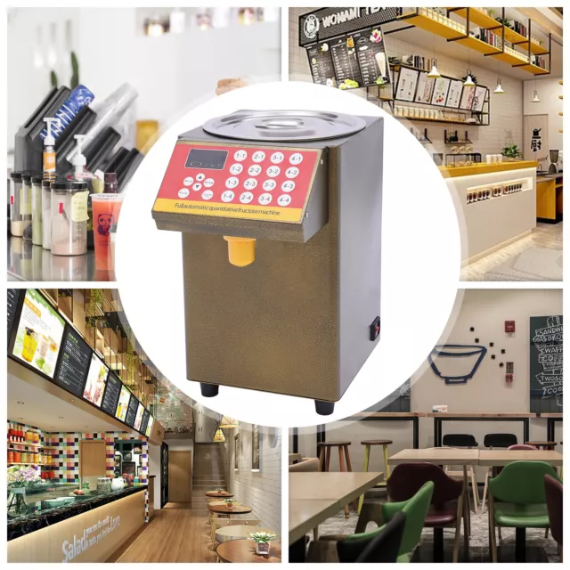 Automatic Fructose Dispenser 8000cc Quantitative Bubble Tea Equipment Machine US