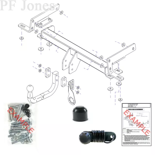 Tow-Trust Towbar for Vauxhall Antara 2007-2015 - Swan Neck Tow Bar