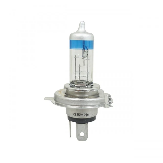 Ampoule halogène H4 ultra plus blanche +90% 4200°K 12V 55W P43t Flosser pour