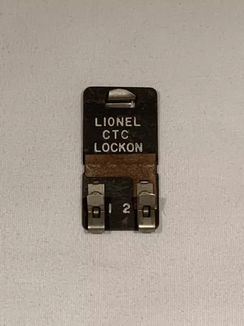 Lionel Ctc Power Lock On! O Gauge Train Track Set Terminal Connector Lockon