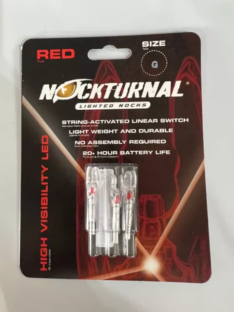Nockturnal G Nock 3-Pack Red